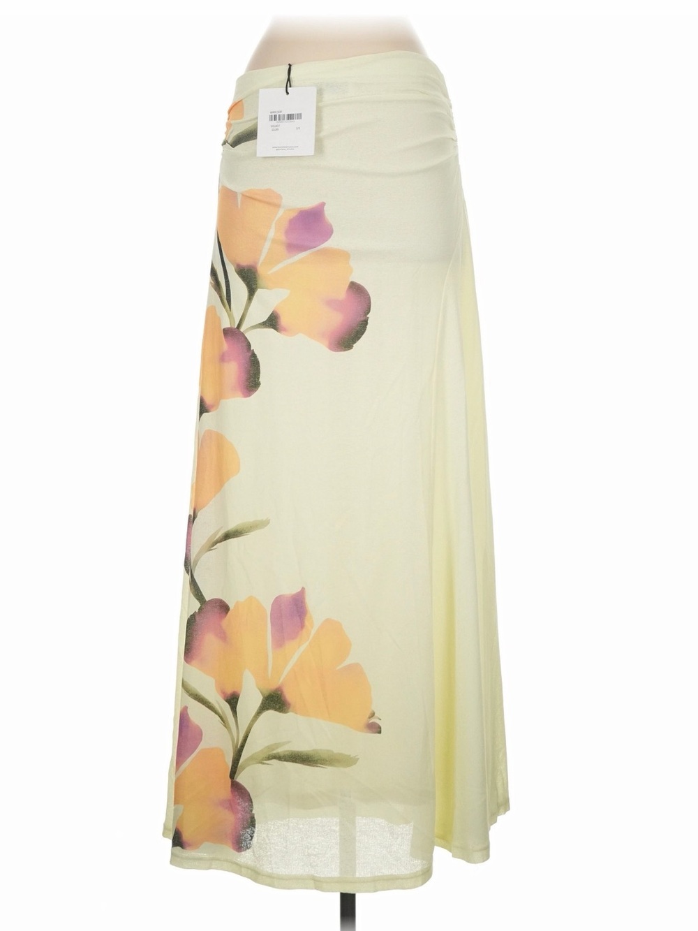 SOVERE STUDIOS Akanni Skirt Lightweight Jersey Floral Size Small NWT - Picture 3 of 8